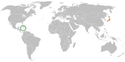 जमैका मानचित्र पर दुनिया के